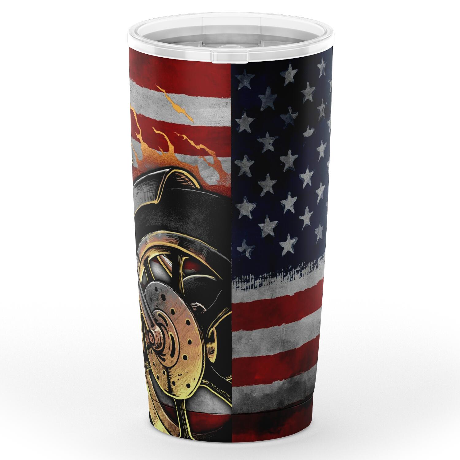 American Skull Rider Tumbler